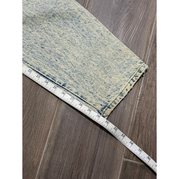 Vintage 80s 90s Acid Wash LEE High-Waist Men's Jeans - Picture 9 of 10